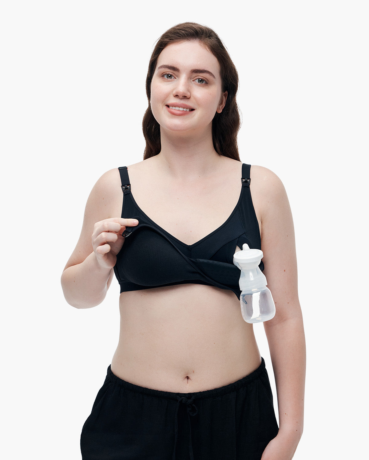 momcozy-tencel-fabric-seamless-breast-pump-bra image 5