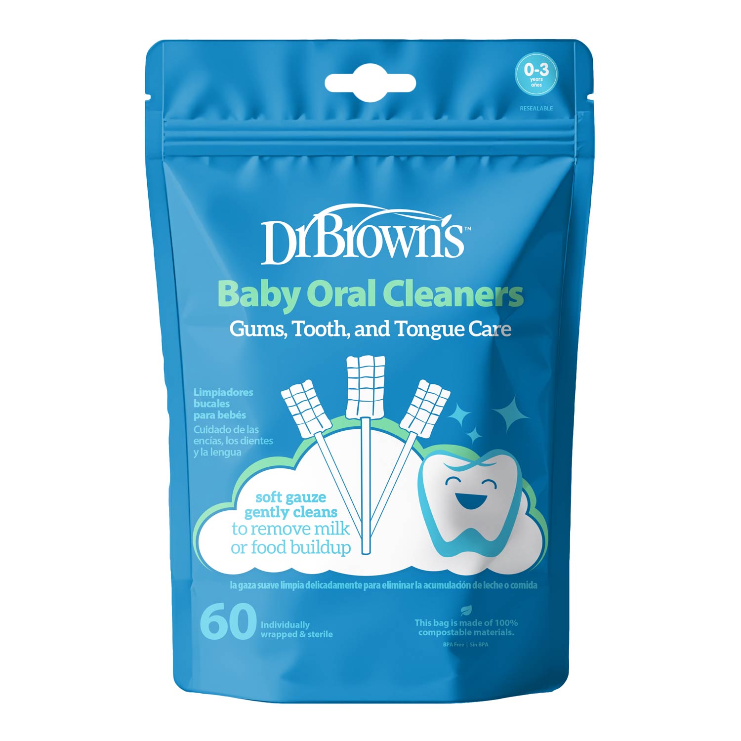 dr-brown-s-baby-oral-cleaners-60-count image 1