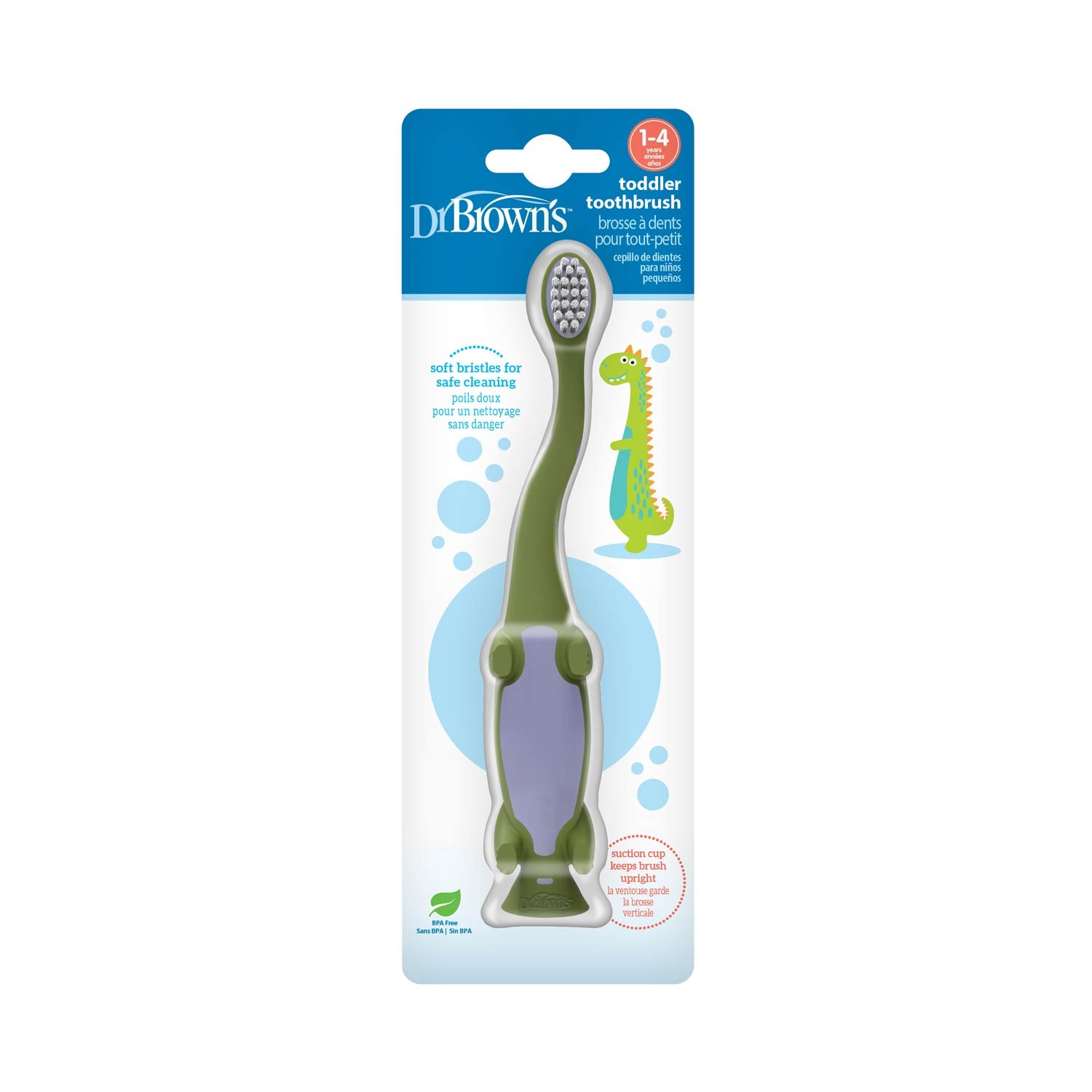 dr-brown-s-toddler-toothbrush-dinosaur-1-pack image 2