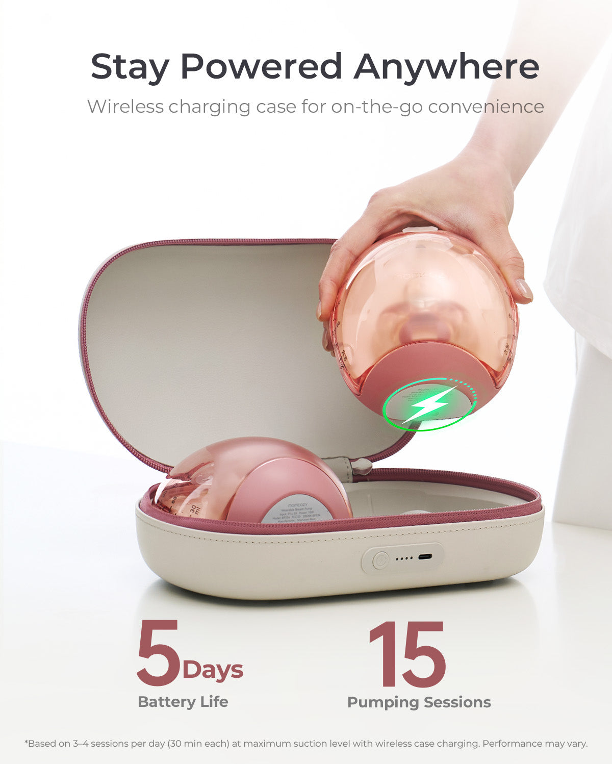 momcozy-slim-smart-bundle-air-1-ultra-slim-breast-pump-and-m9-mobile-flow-breast image 7