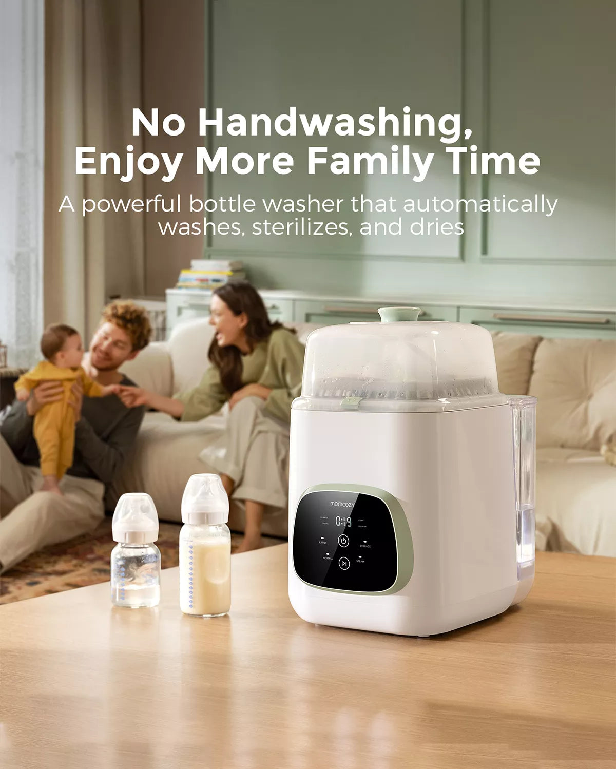 momcozy-formula-feeding-essentials-bundle-formula-dispenser-bottle-washer image 2