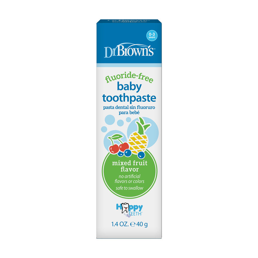 dr-brown-s-fluoride-free-baby-toothpaste-mixed-fruit-1-4oz-40g image 1