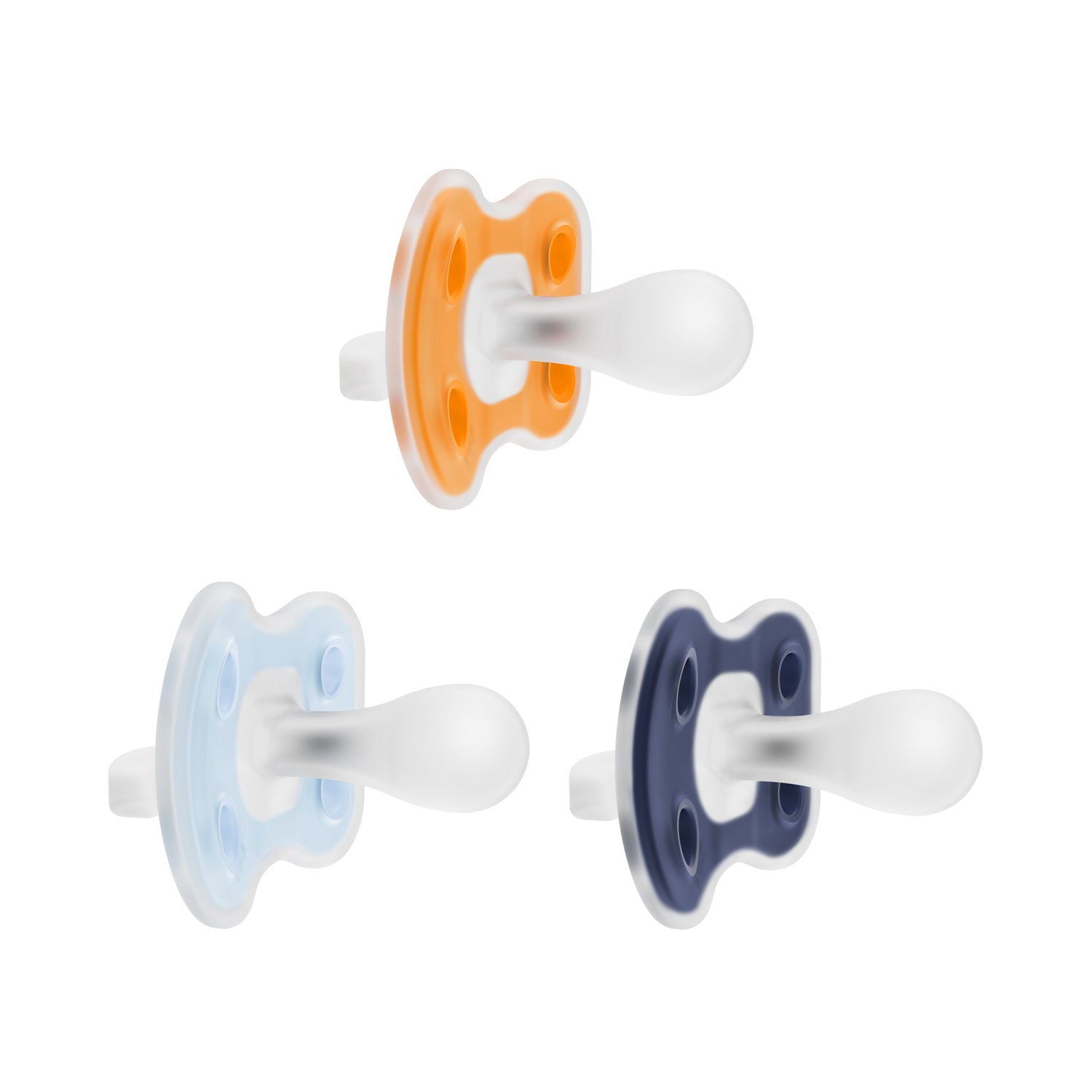 dr-brown-s-advantage-one-piece-silicone-pacifier-3-pack-6-18-months image 1