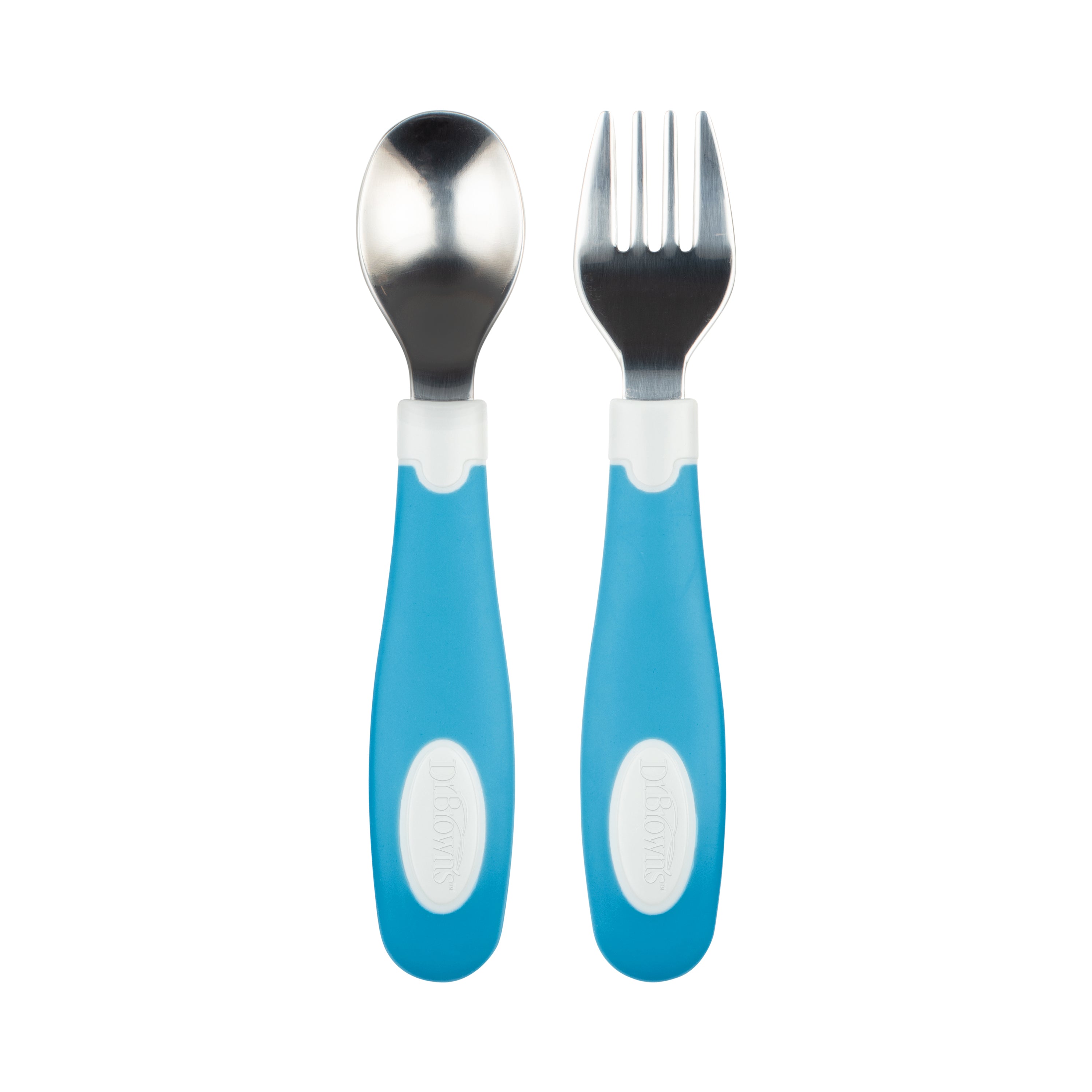 dr-brown-s-designed-to-nourish-soft-grip-spoon-and-fork image 1