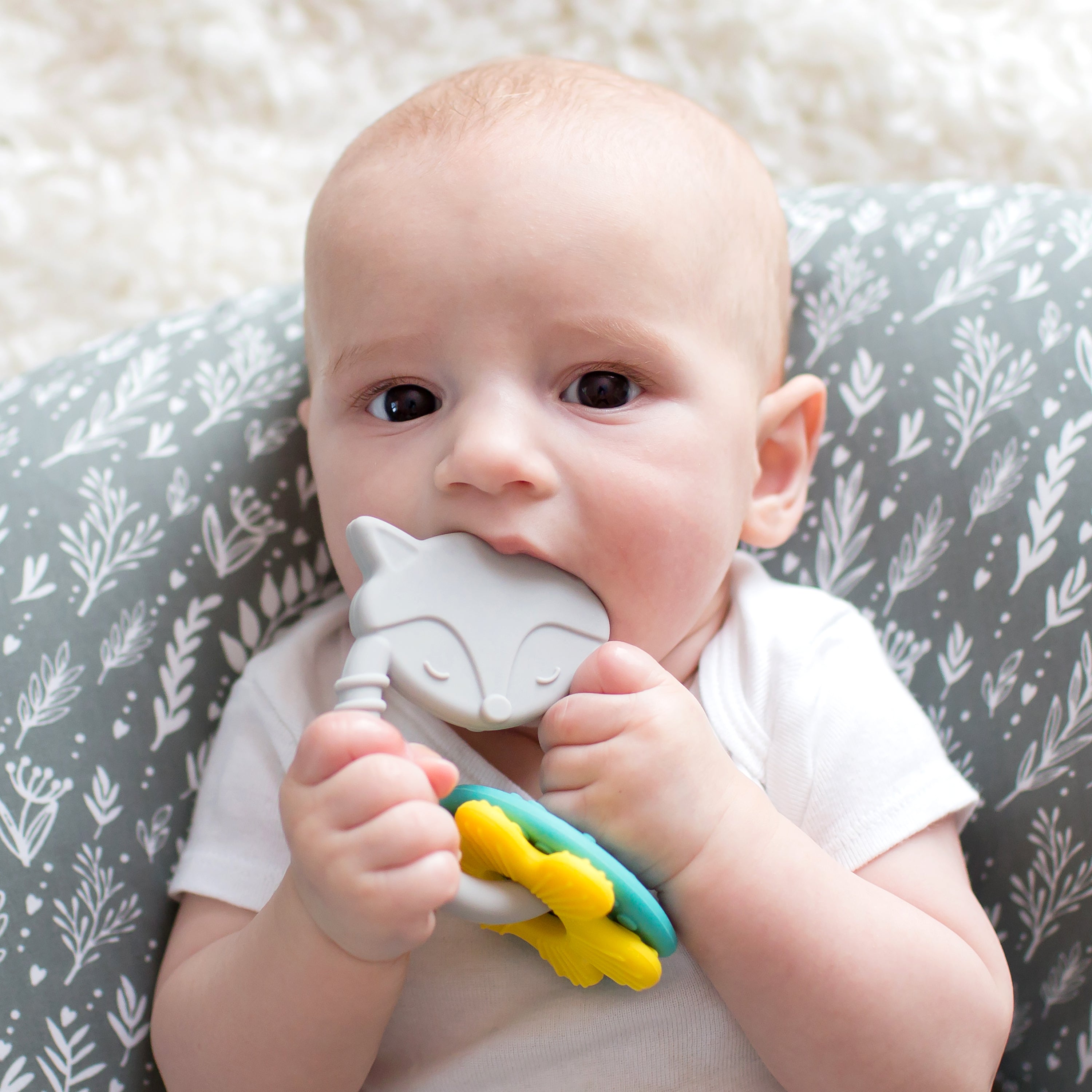 dr-brown-s-learning-loop-silicone-ring-teether-fox image 4