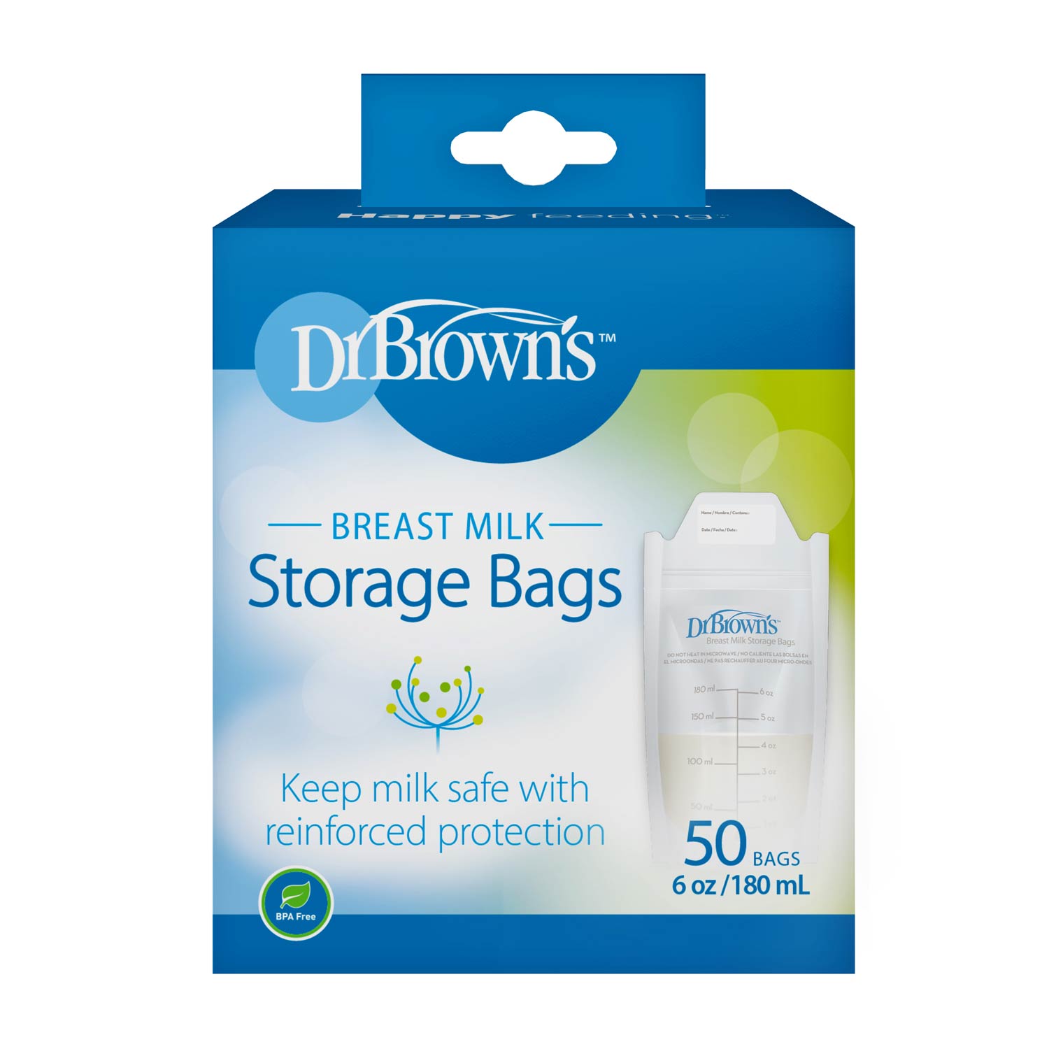 dr-brown-s-breast-milk-storage-and-freezer-bags-50-count-6-oz image 2