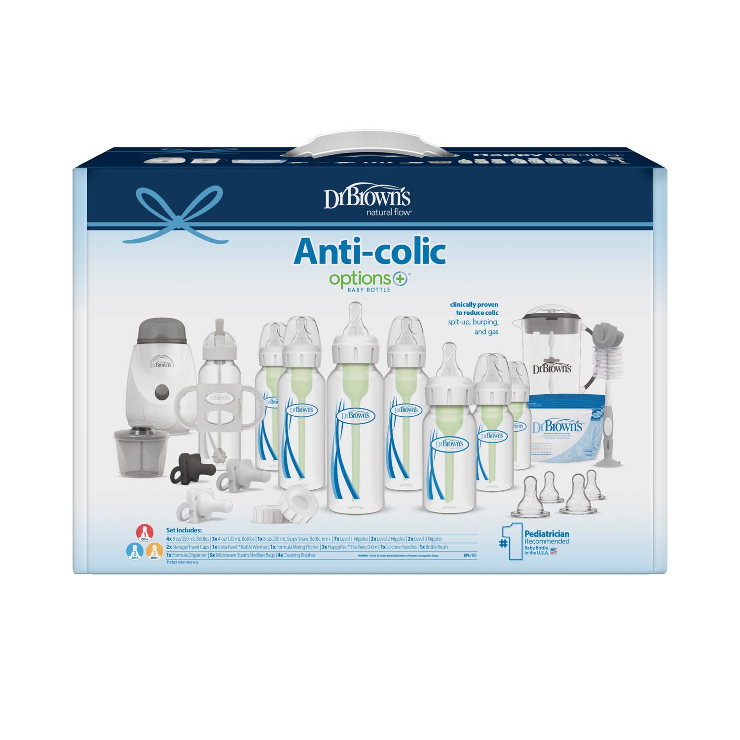 dr-brown-s-natural-flow-anti-colic-options-all-in-one-gift-set image 2