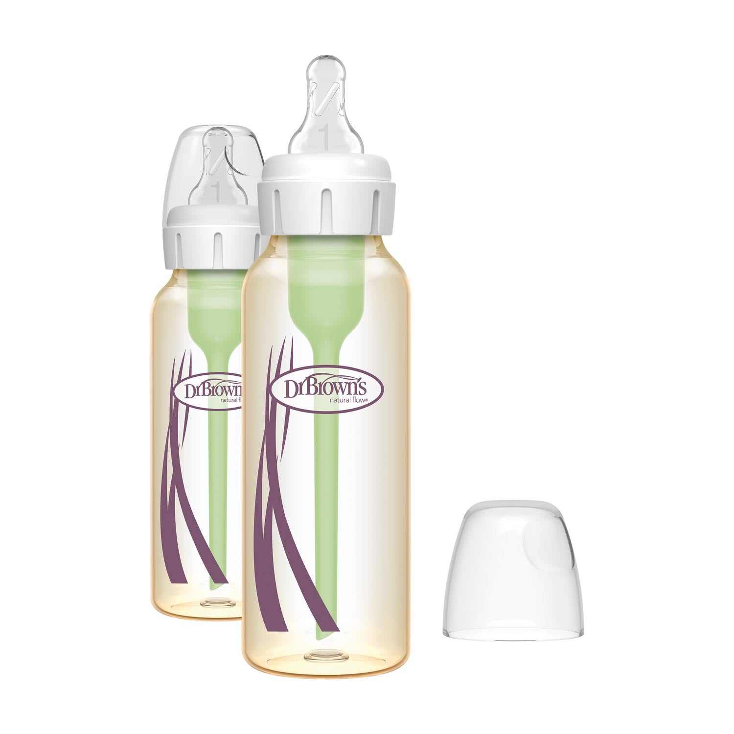 dr-brown-s-natural-flow-anti-colic-options-narrow-ppsu-baby-bottle image 1