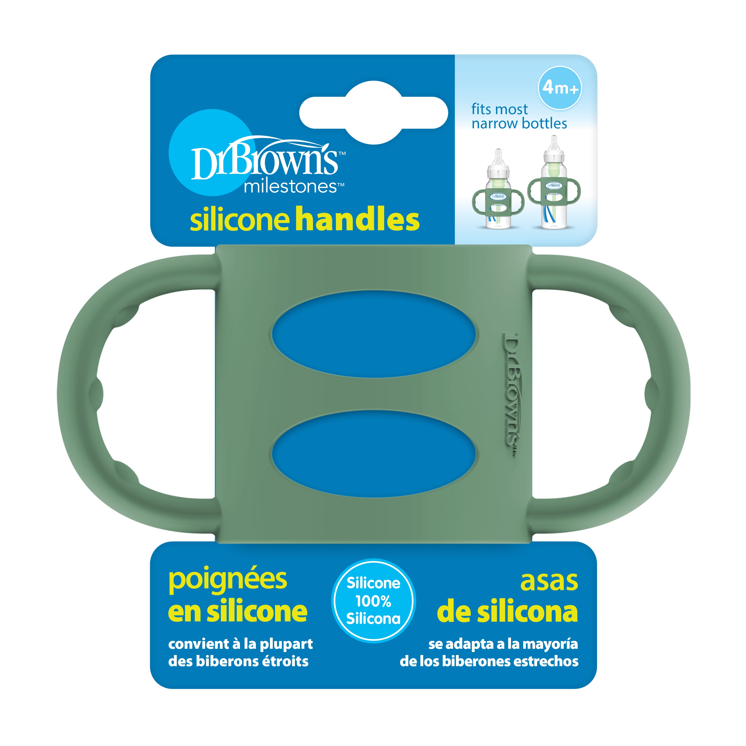 dr-brown-s-milestones-narrow-silicone-handles image 2