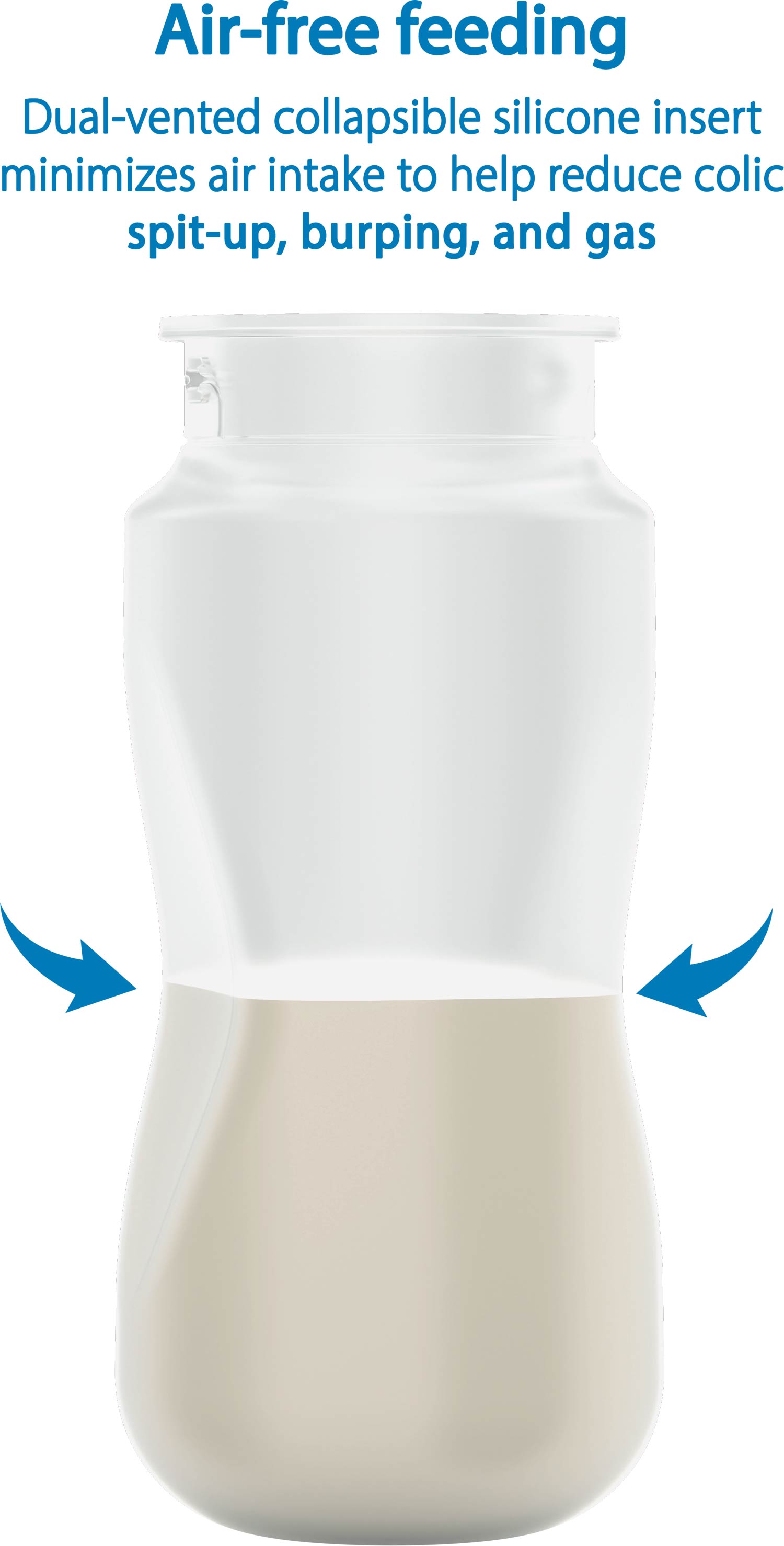 dr-brown-s-silicone-insert-replacement-for-silicone-baby-bottle-5oz-150ml image 2