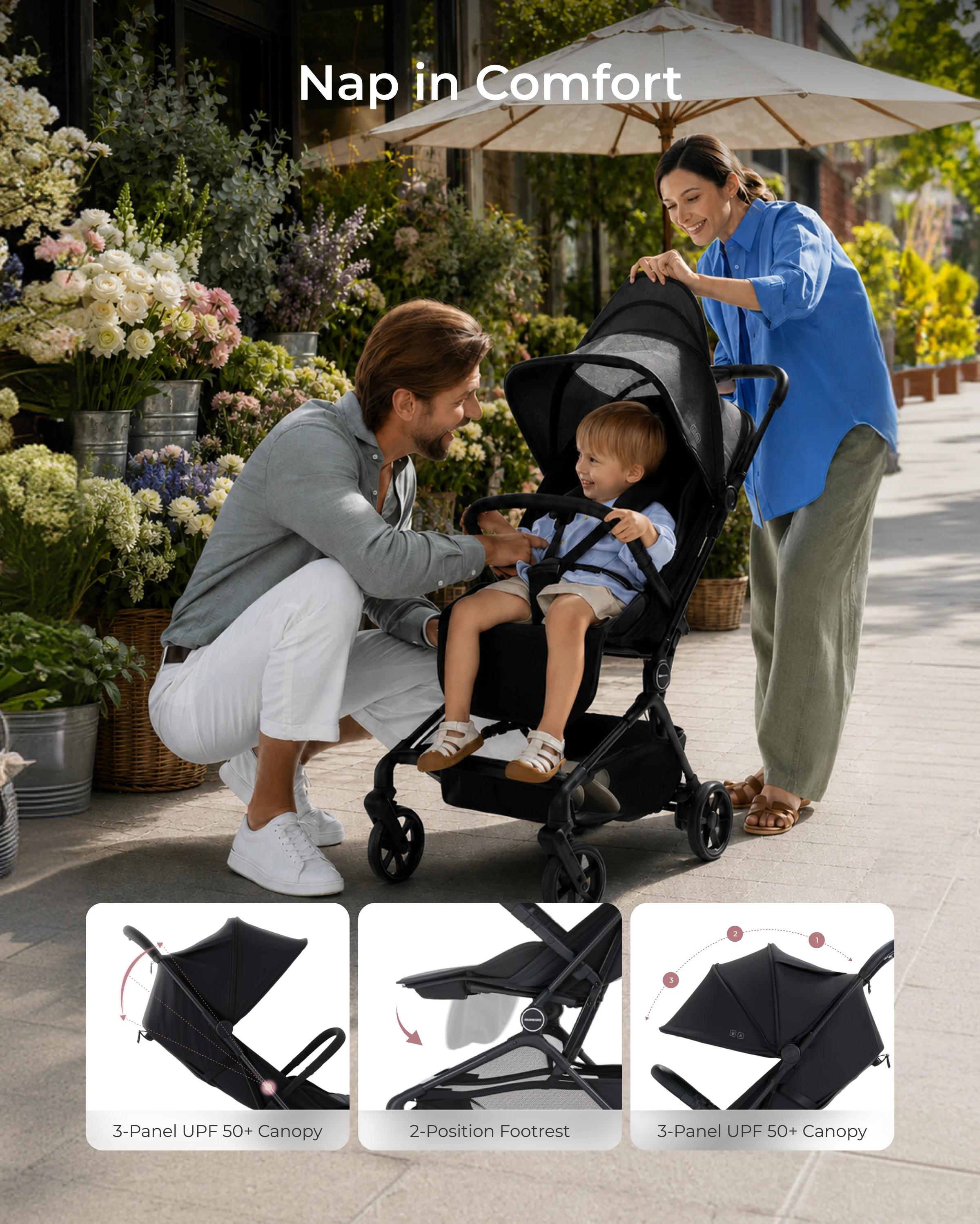 momcozy-tuckgo-carbon-fiber-travel-stroller image 4