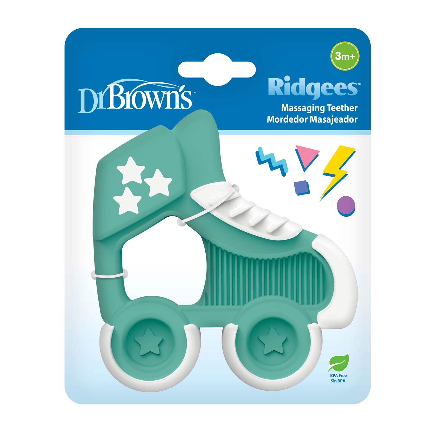 dr-brown-s-ridgees-roller-skate-teether image 2