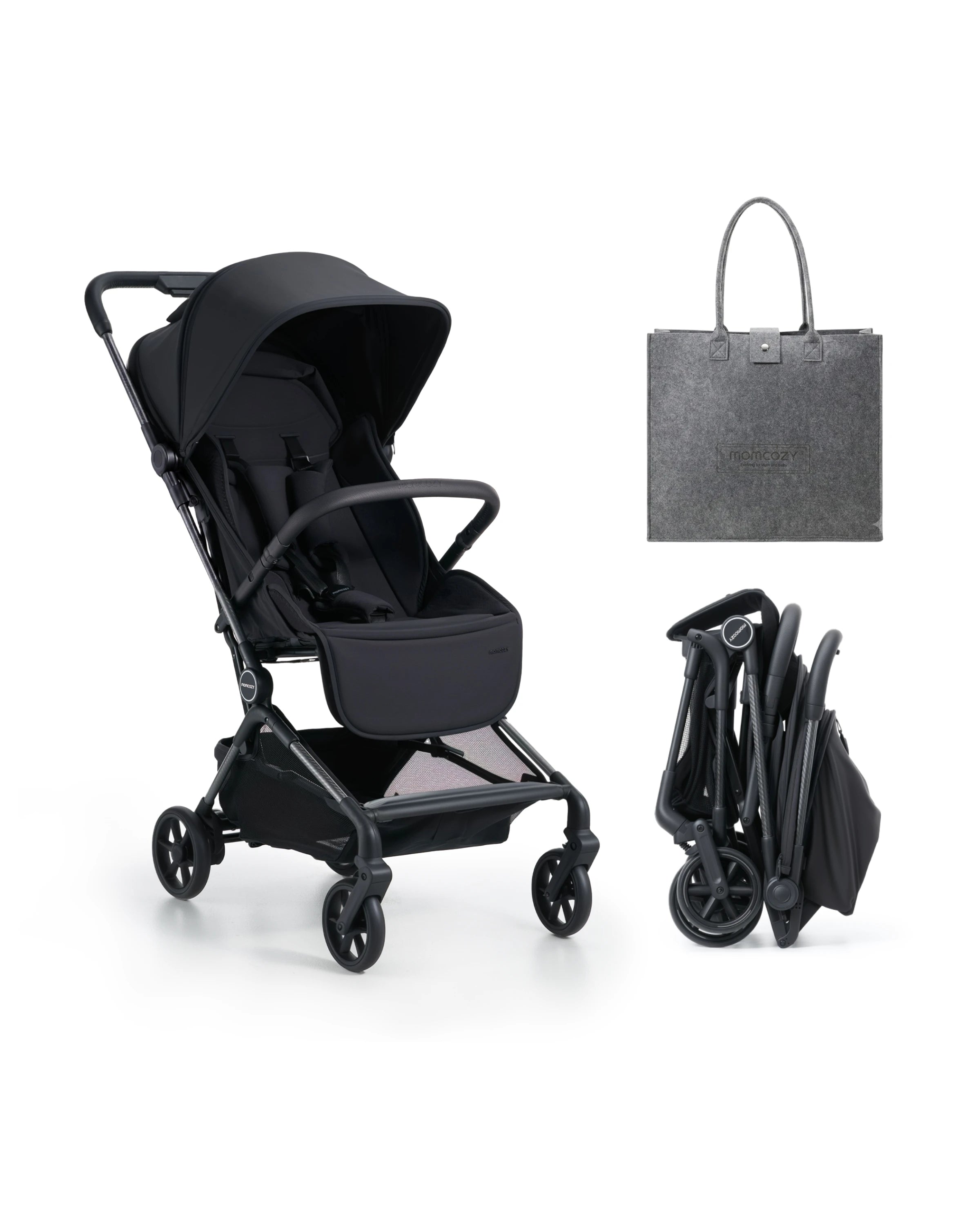 momcozy-tuckgo-carbon-fiber-travel-stroller image 2