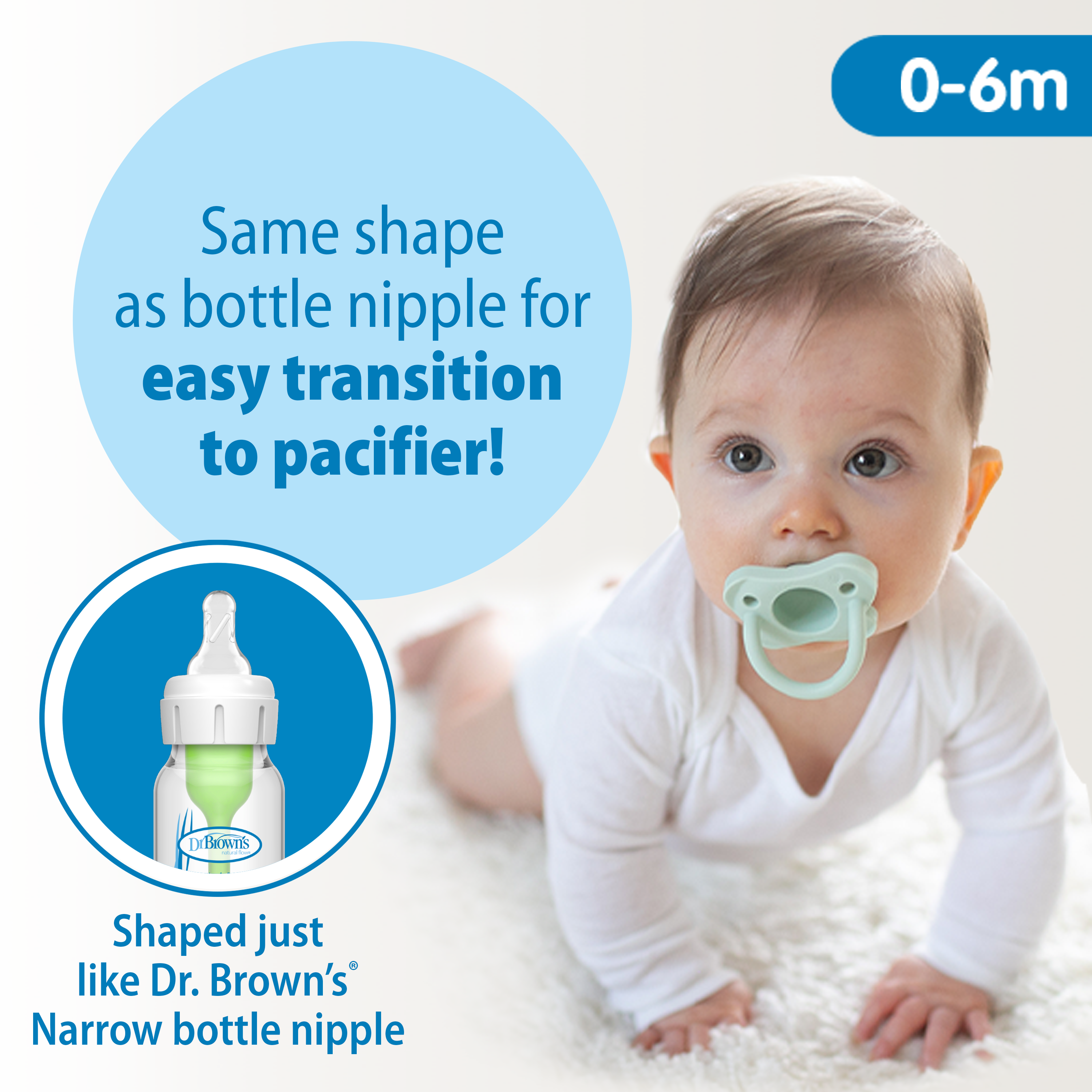 dr-brown-s-lovey-pacifier-and-teether-holder-giraffe-includes-100-silicone-happy image 4