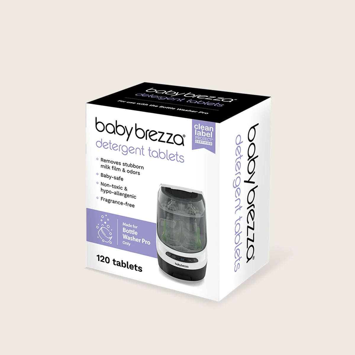 baby-brezza-universal-detergent-tablets-for-bottle-washer-pro-all-brands-120-cou image 1