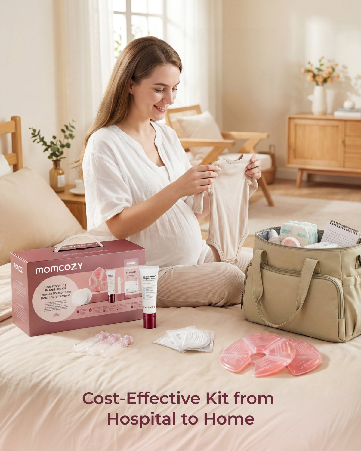 momcozy-breastfeeding-essentials-postpartum-kit-73-pieces image 6