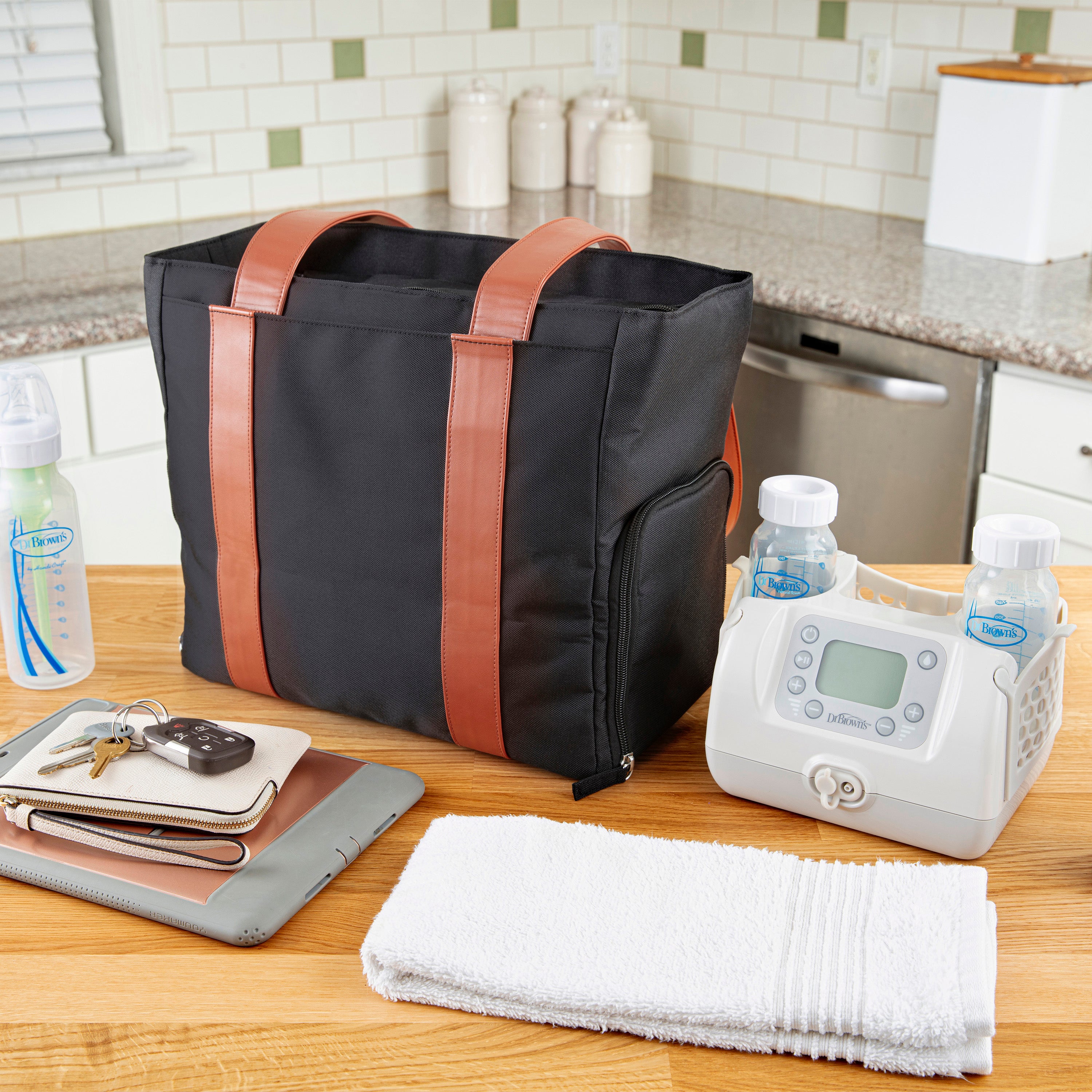 dr-brown-s-breast-pump-carryall-tote-bag-spacious-stylish image 2