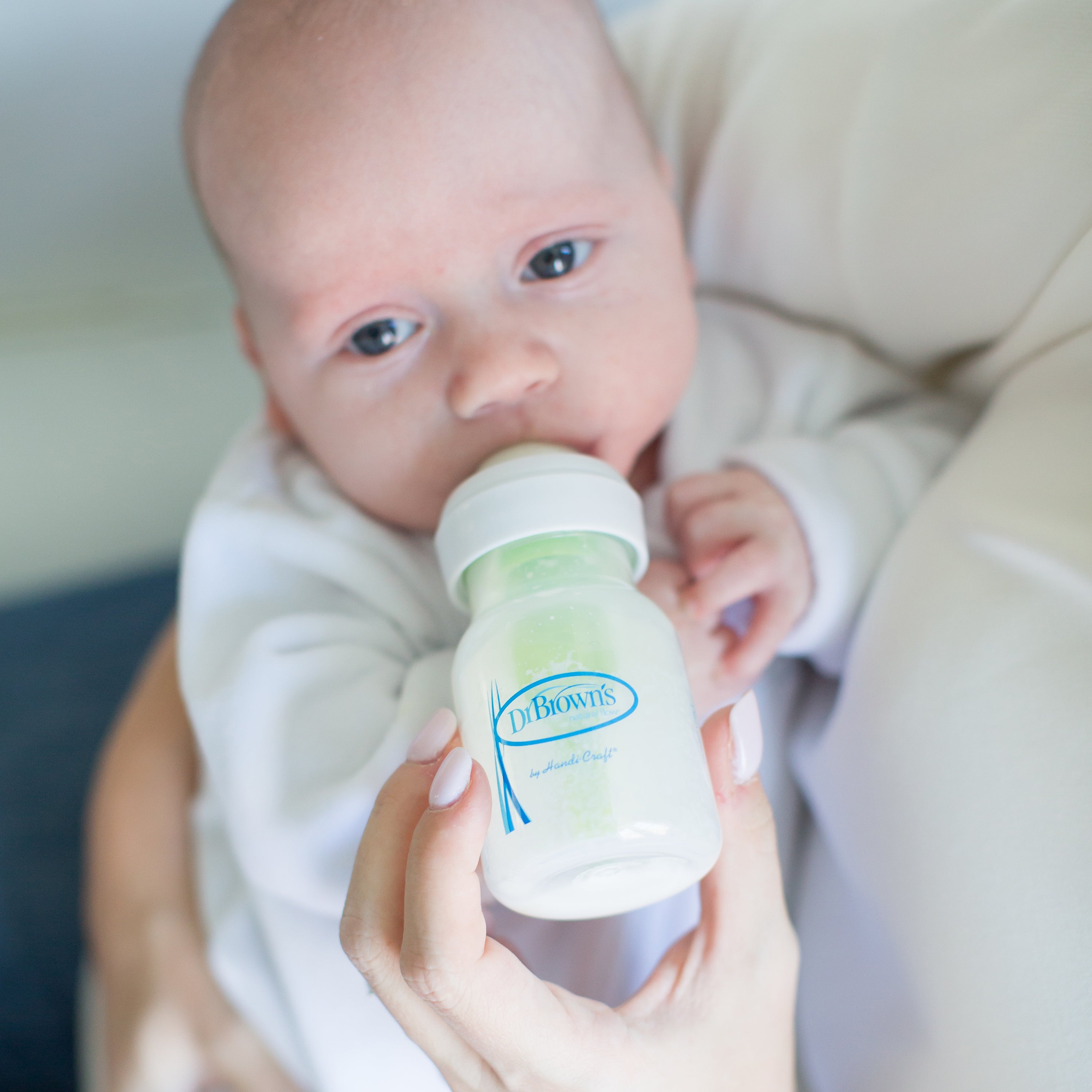 dr-brown-s-natural-flow-anti-colic-narrow-baby-bottle-2oz-60ml-with-preemie-flow image 3