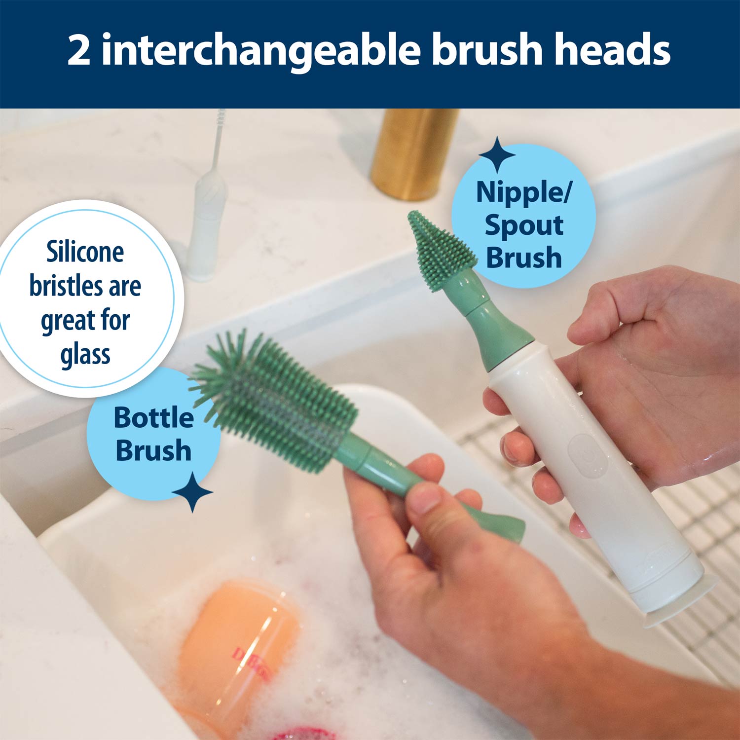 dr-brown-s-electric-silicone-brush-set-motorized-360-bottle-cleaning-kit-with-in image 4