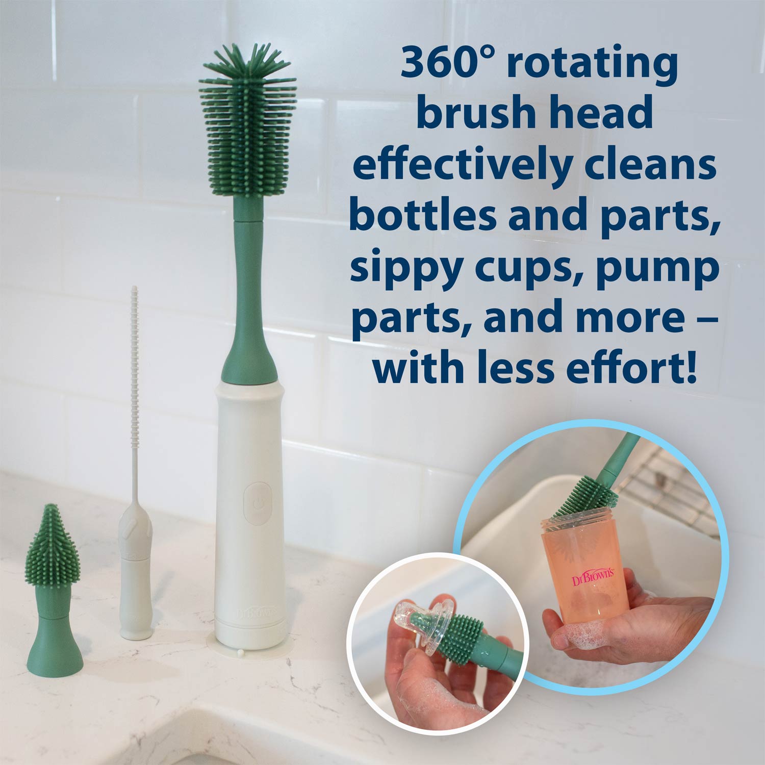 dr-brown-s-electric-silicone-brush-set-motorized-360-bottle-cleaning-kit-with-in image 3