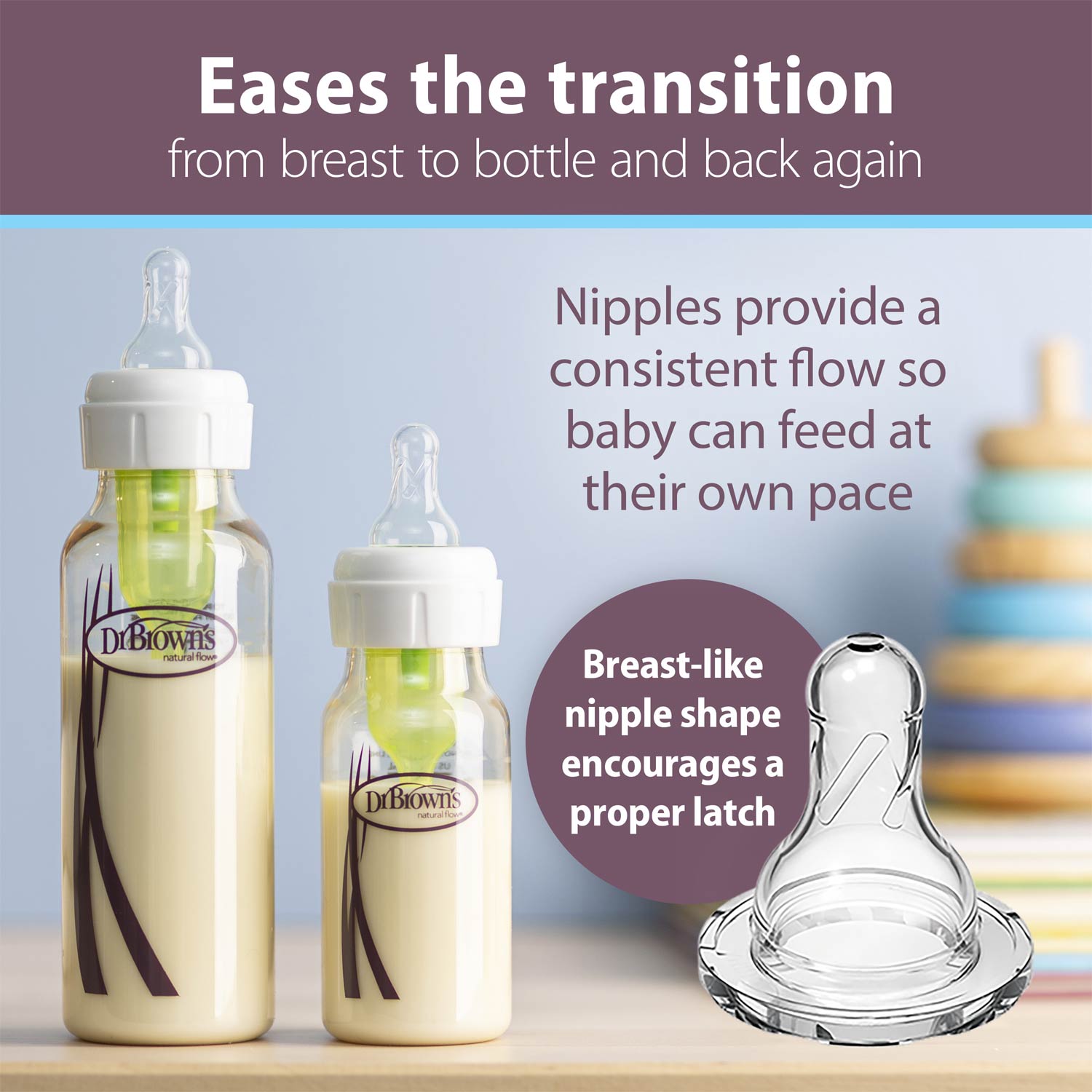 dr-brown-s-natural-flow-anti-colic-options-narrow-ppsu-baby-bottle image 7