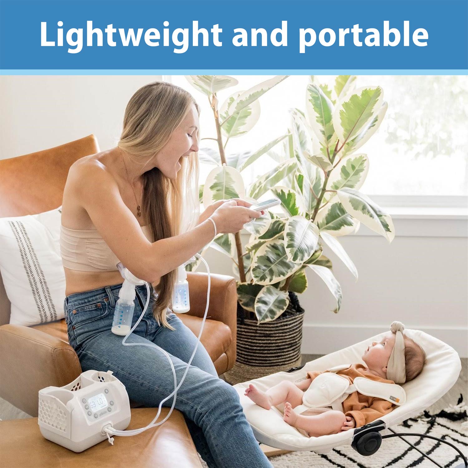 dr-brown-s-customflow-double-electric-quiet-breast-pump-with-softshape-silicone- image 6