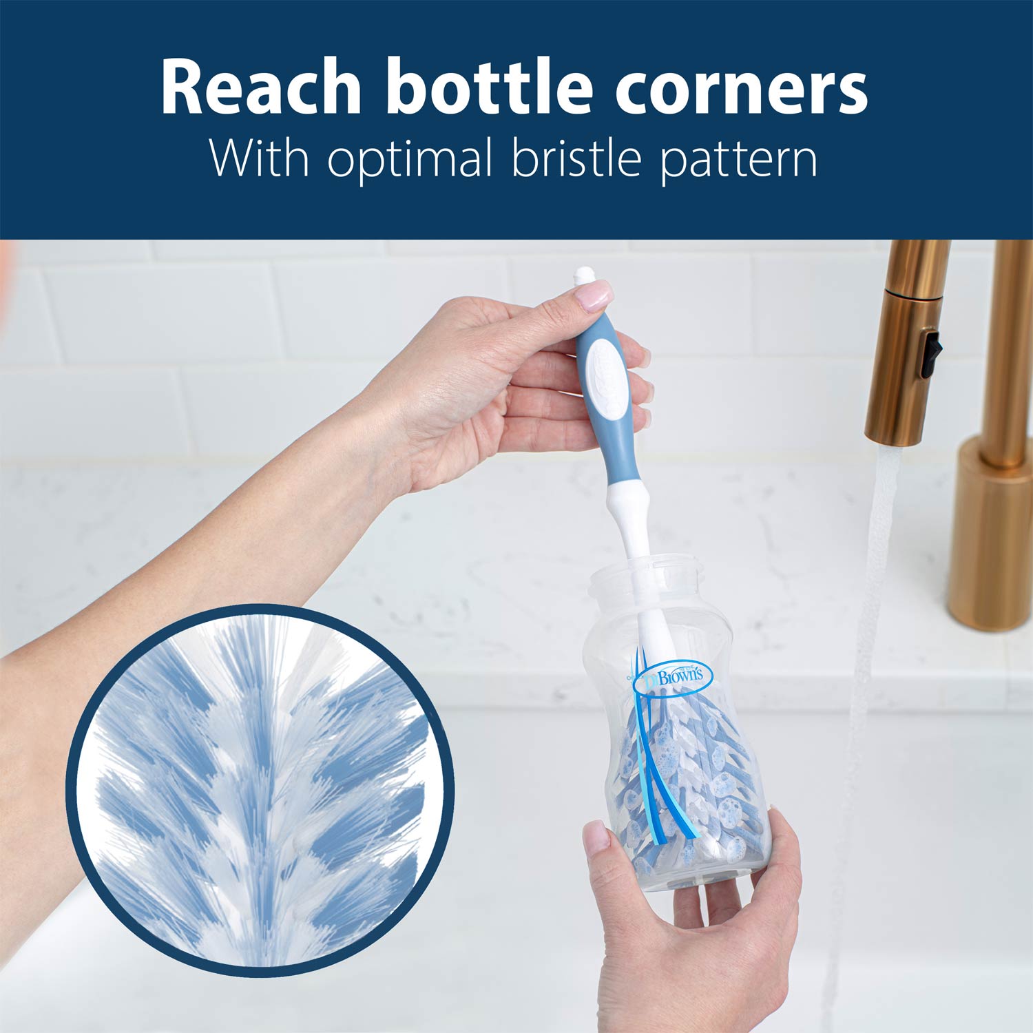 dr-brown-s-deluxe-baby-bottle-brush-with-angled-splash-guard-bristles image 5