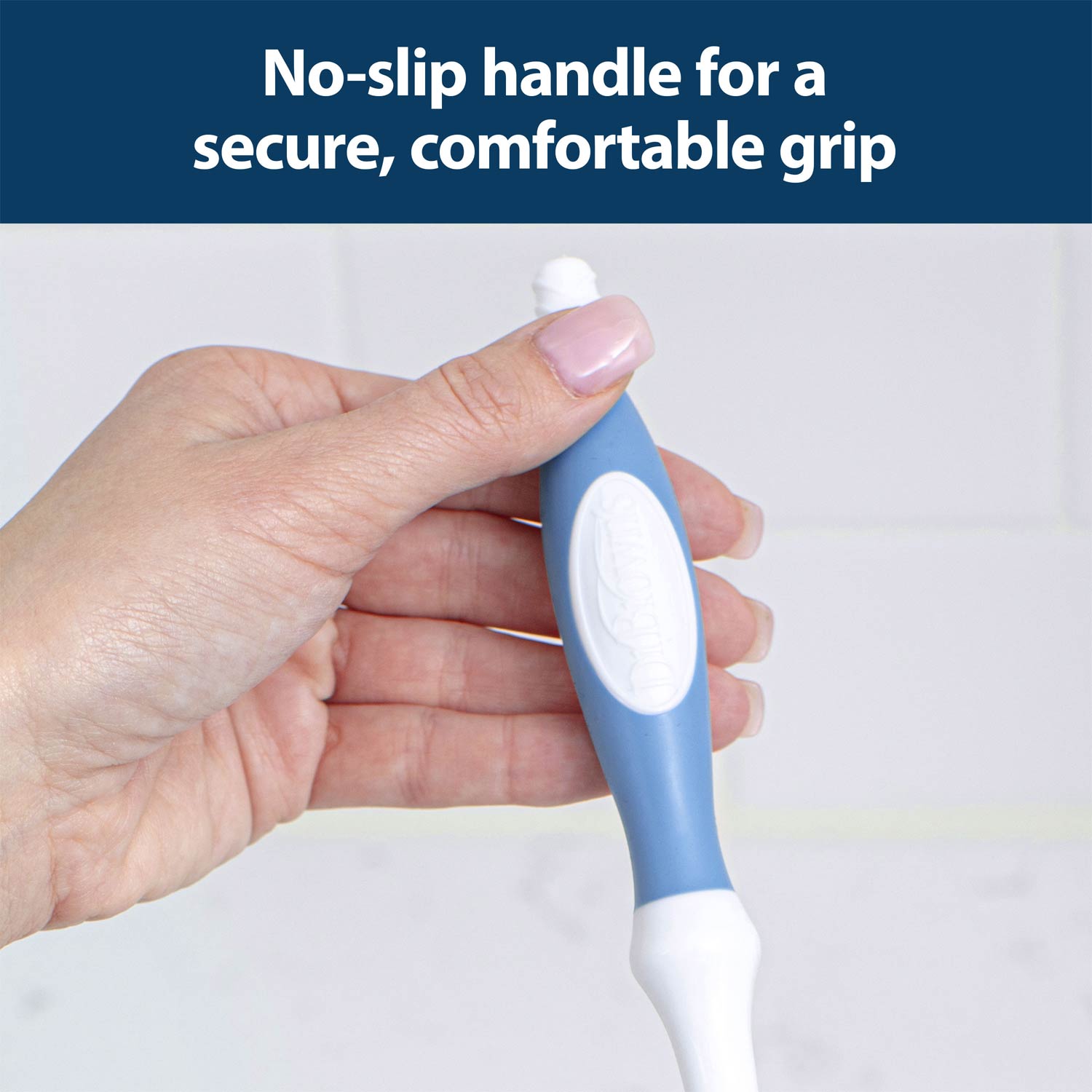 dr-brown-s-deluxe-baby-bottle-brush-with-angled-splash-guard-bristles image 4