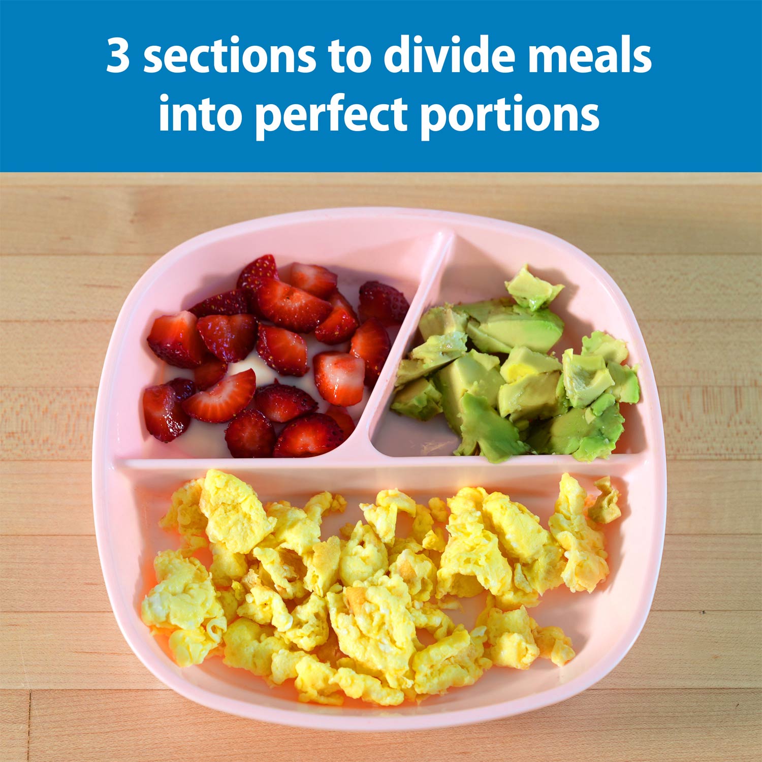 dr-brown-s-no-slip-suction-plate-for-toddlers-3-section-divided-plate-with-stron image 5