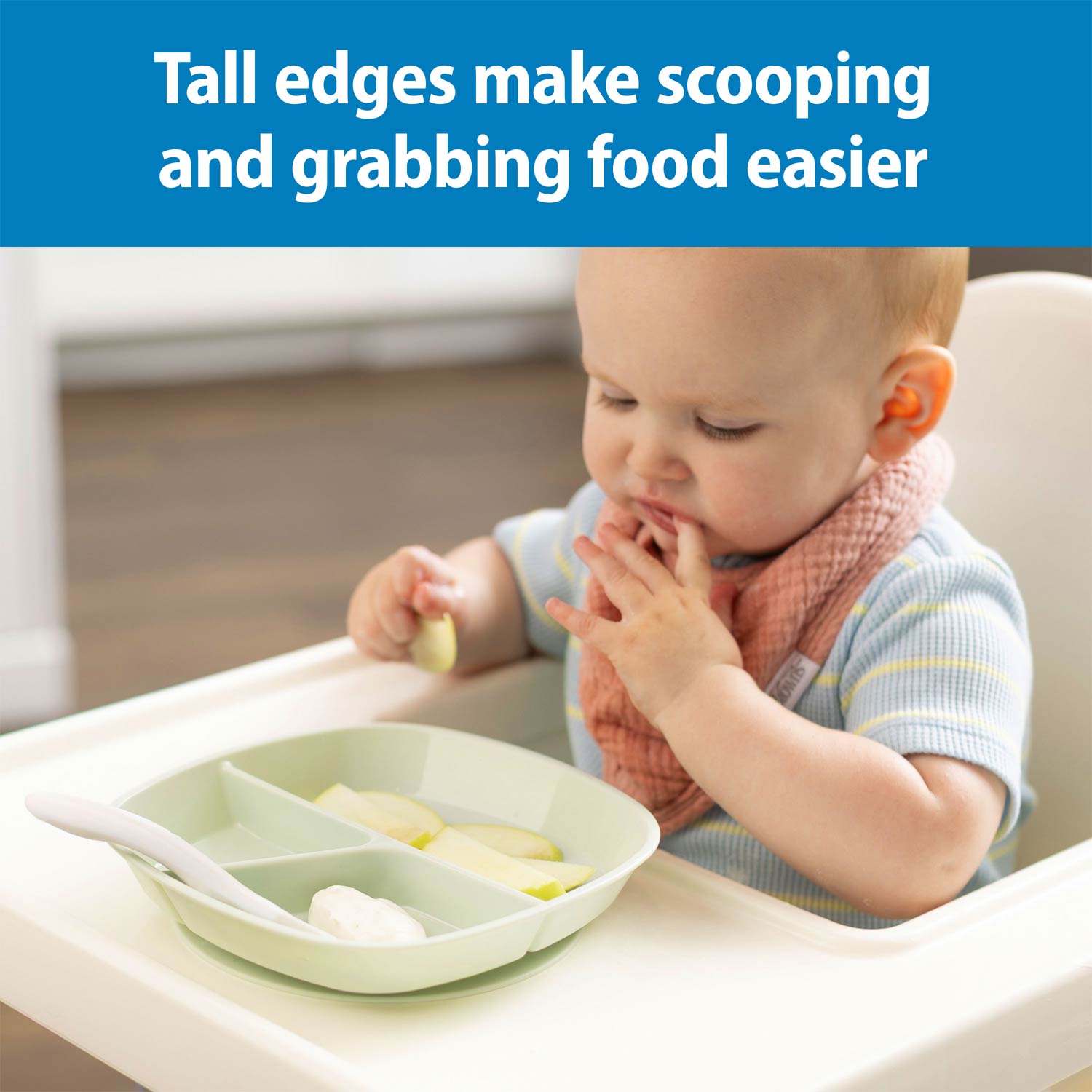 dr-brown-s-no-slip-suction-plate-for-toddlers-3-section-divided-plate-with-stron image 6