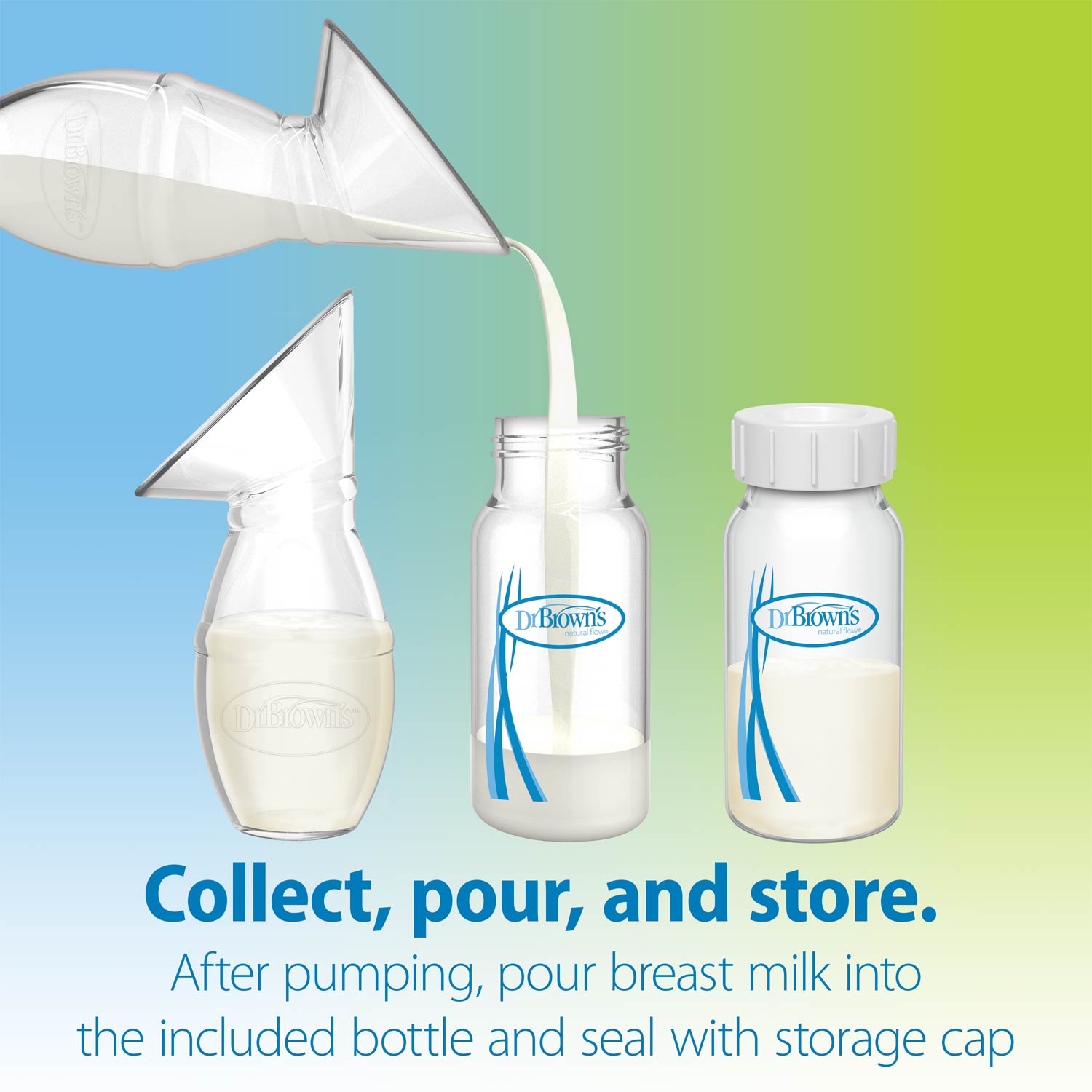 dr-brown-s-silicone-breast-pump-milk-catcher-with-anti-colic-bottle-travel-bag image 7