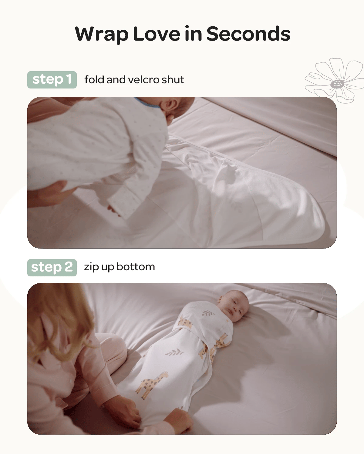 momcozy-easy-swaddle-wrap-for-0-3m image 2