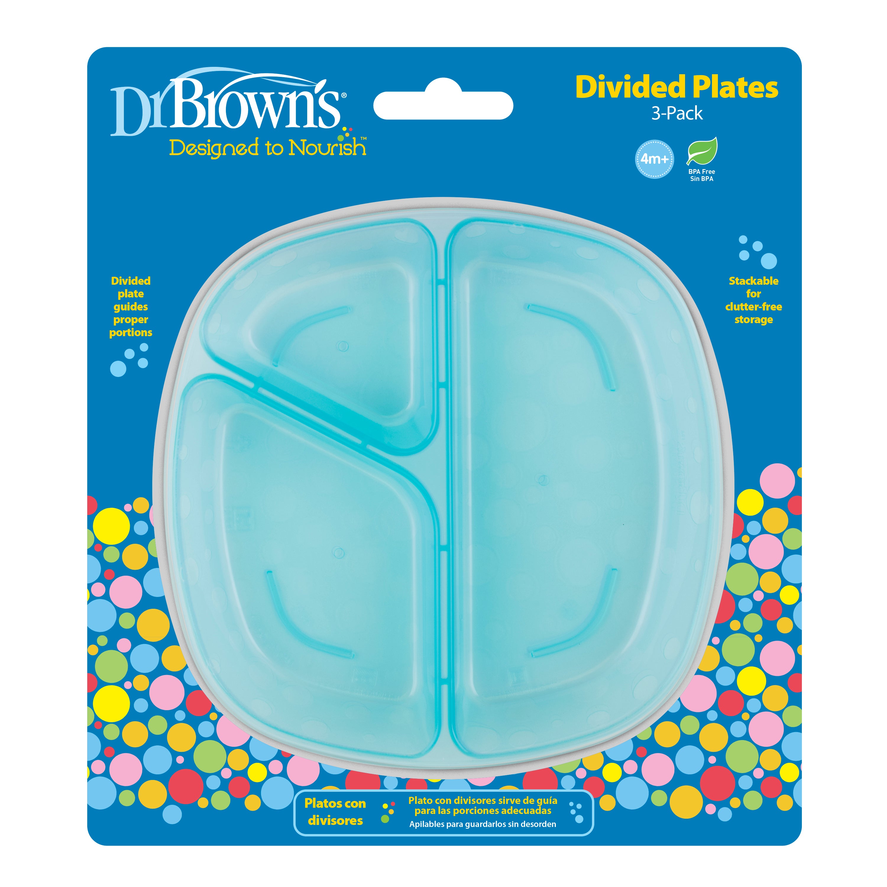 dr-brown-s-divided-plate-set-of-3 image 2