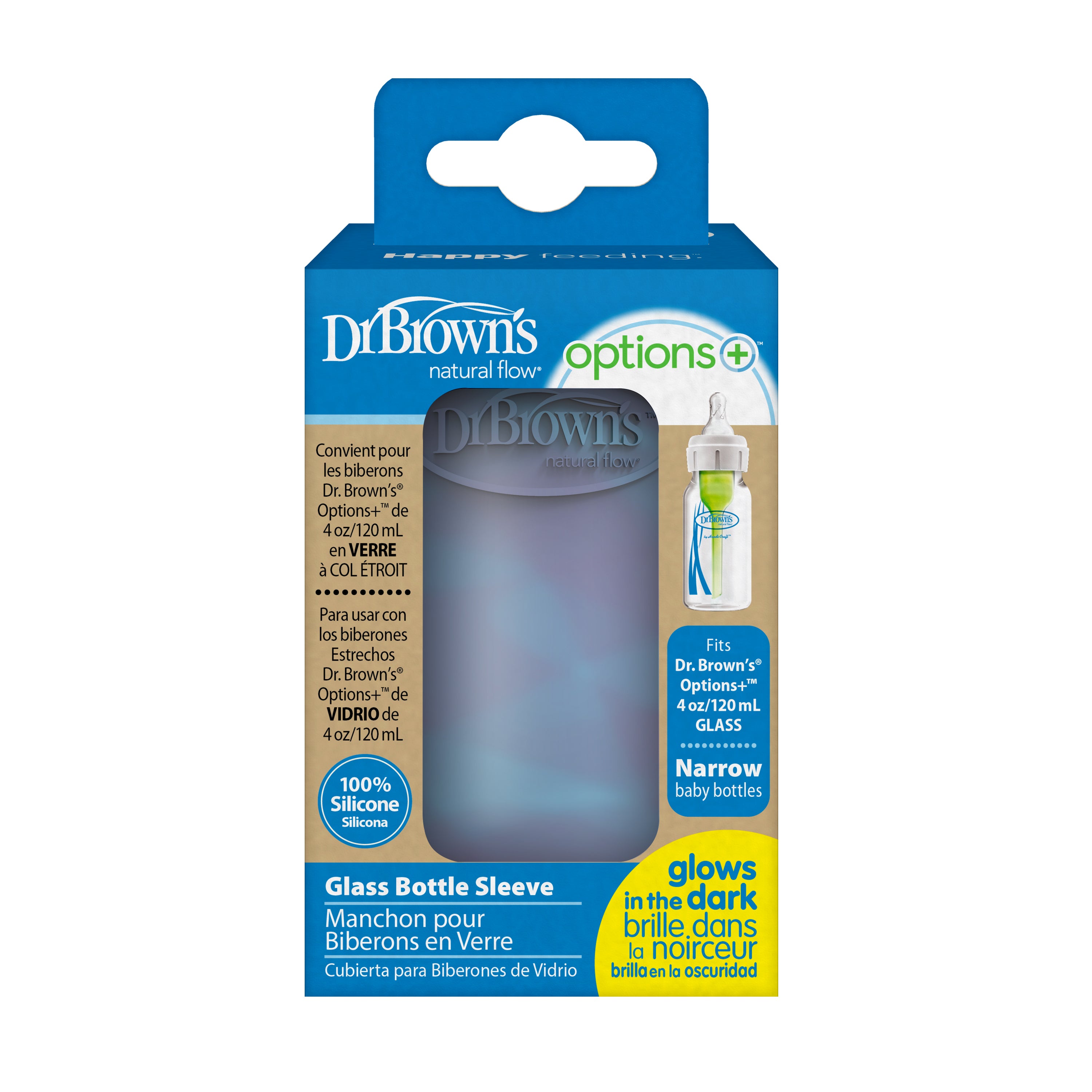 dr-brown-s-options-narrow-glass-bottle-silicone-sleeves-multi-pack-compatible image 3