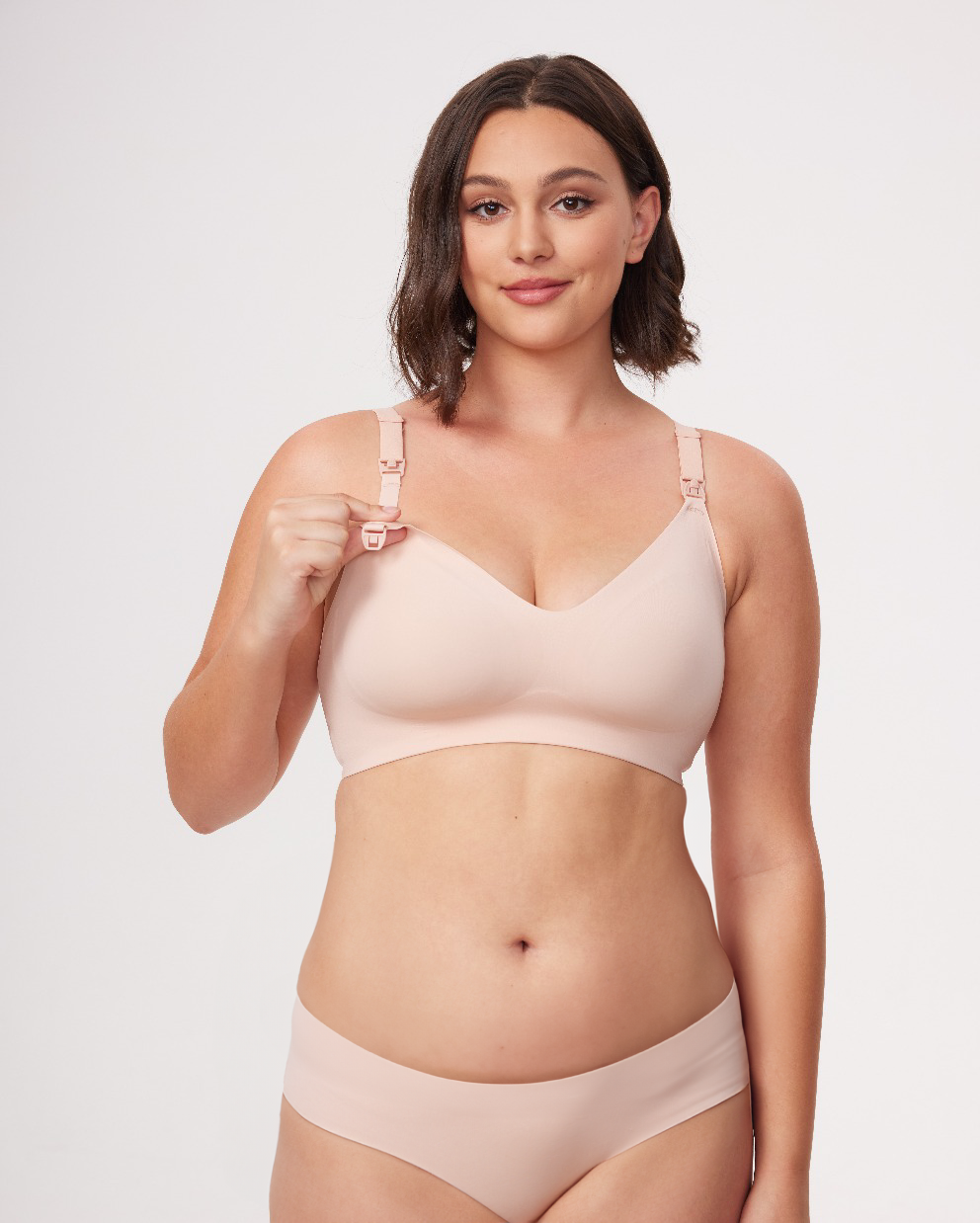 momcozy-ultra-soft-seamless-nursing-bra-yn21-basic-pumping-bra-yn08-bundle-2-pie image 2