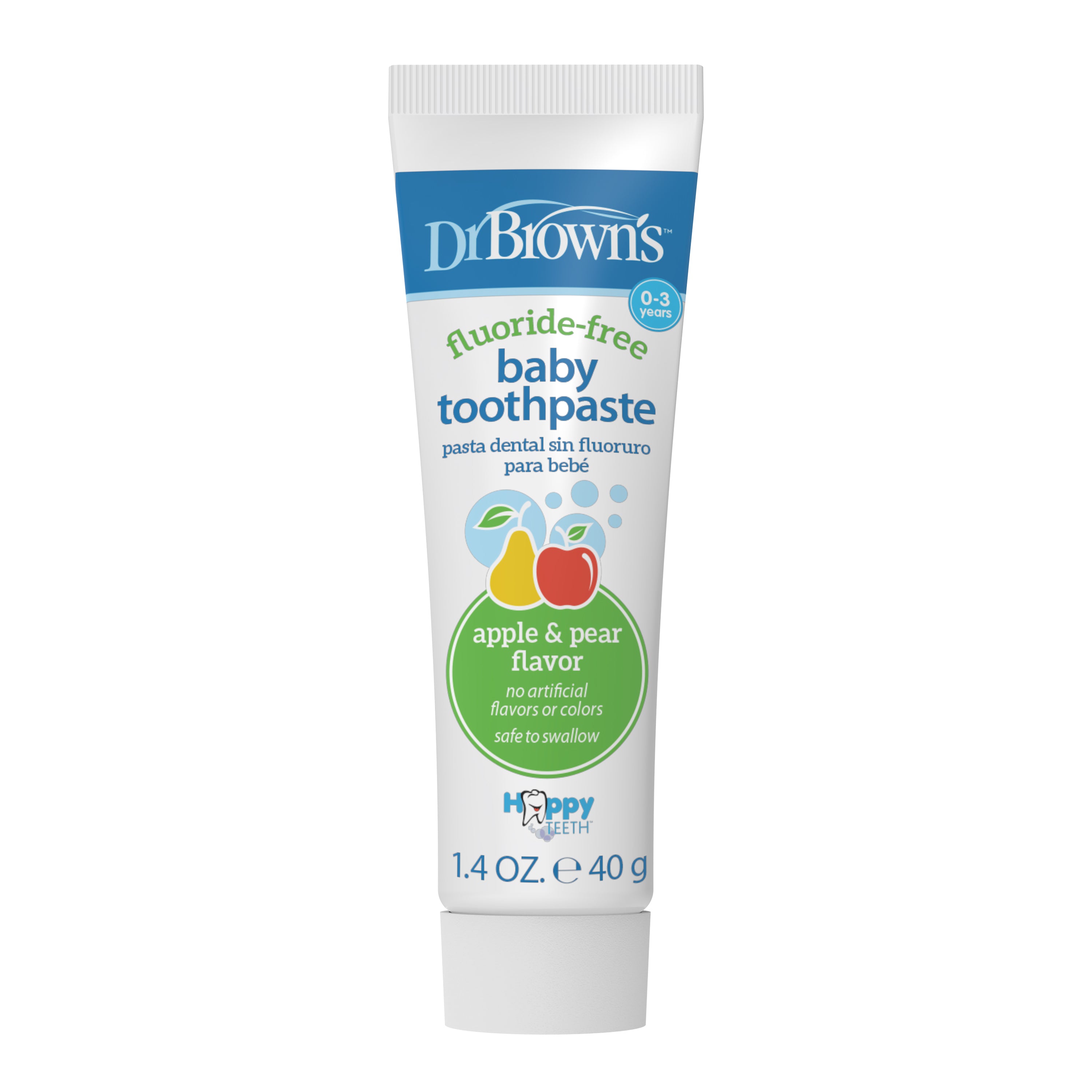 dr-brown-s-fluoride-free-baby-toothpaste-apple-pear-1-4oz-40g image 1